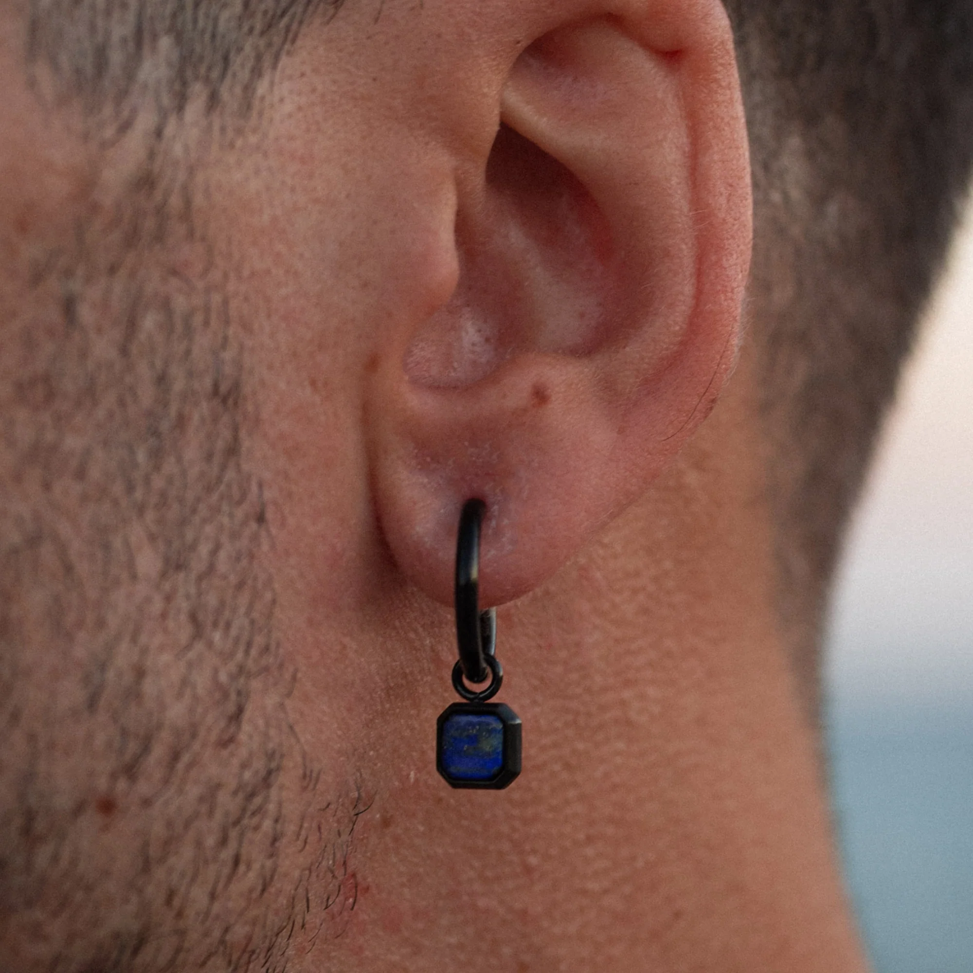 Lapis Lazuli Dangle (Black) - Image 3