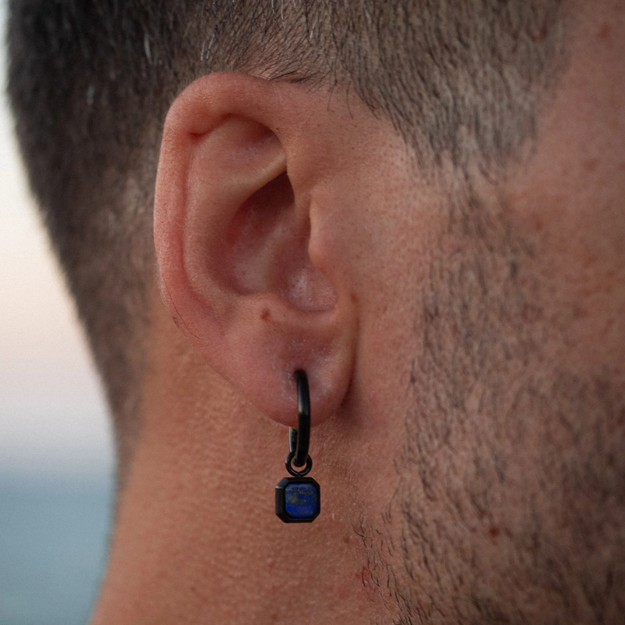 Lapis Lazuli Dangle (Black) - Image 4
