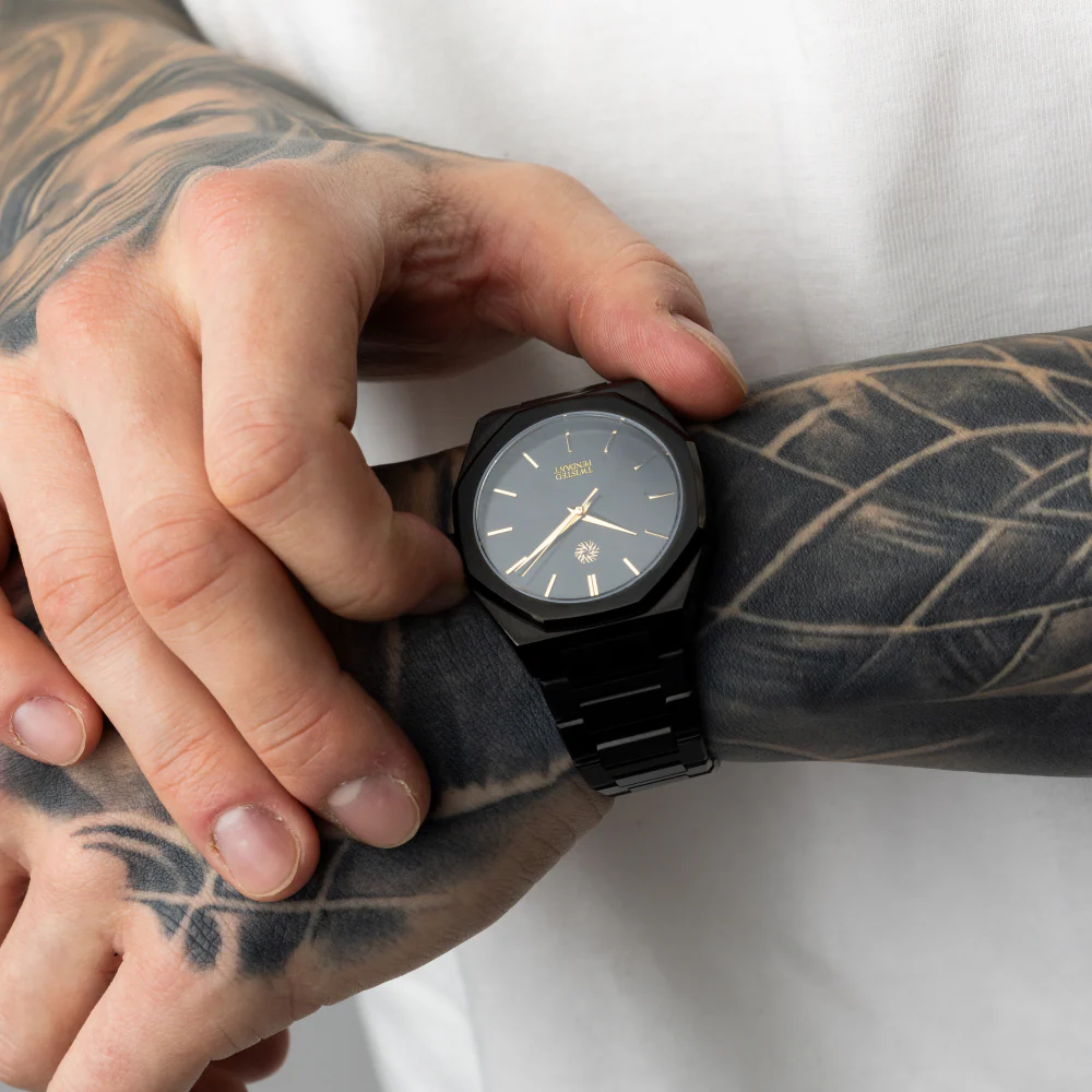 Black Stainless Steel Watch - Image 4