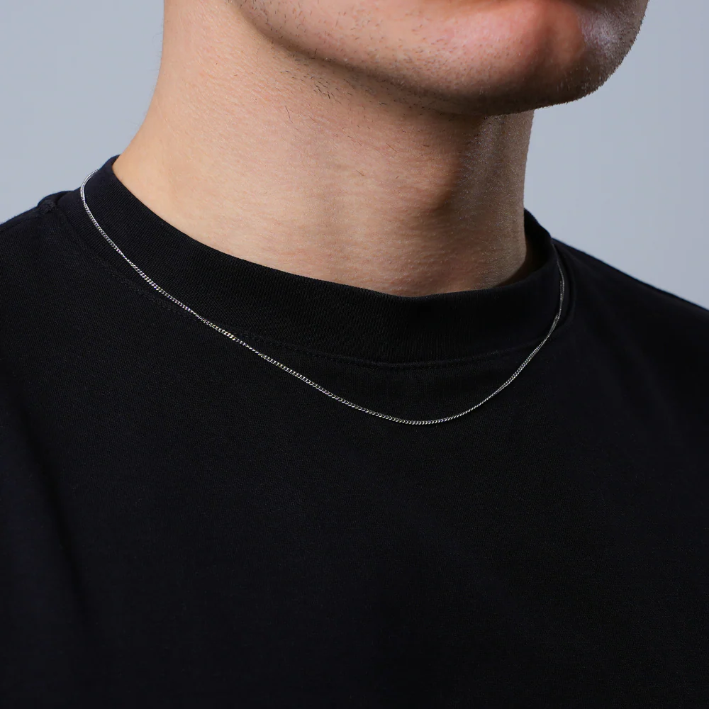 Black Thin Cuban Chain (1.5MM) - Image 5
