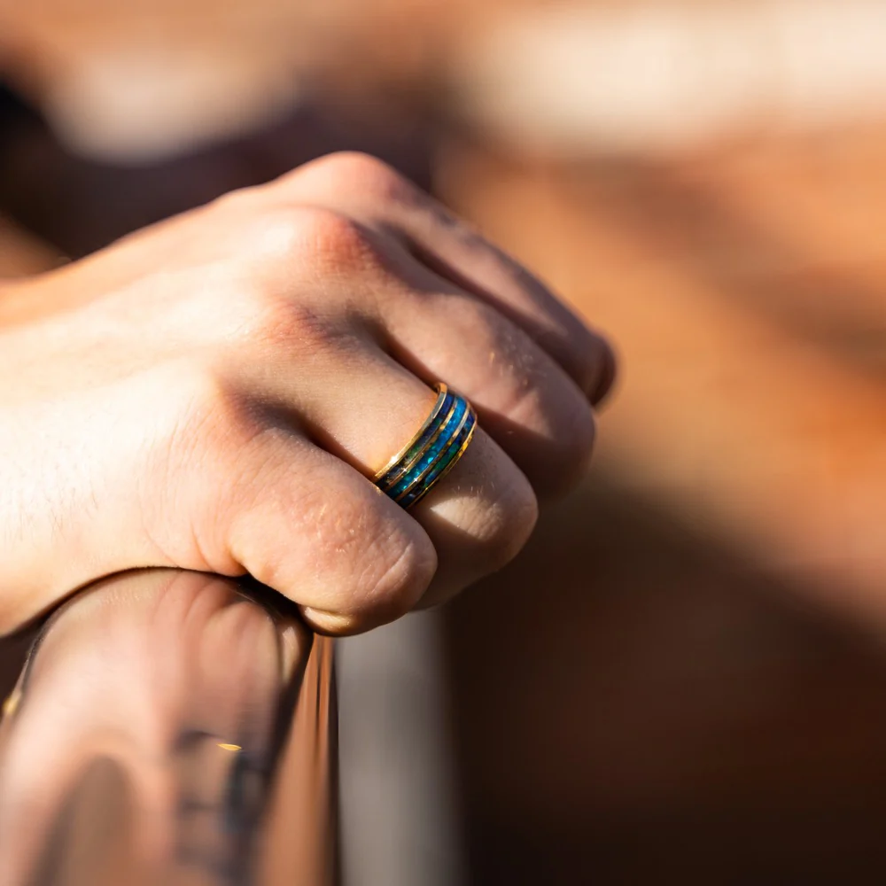 Fire Opal Ring - Gold - Image 3