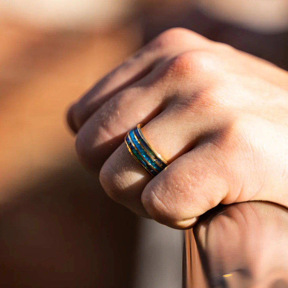 Fire Opal Ring - Silver - Image 6
