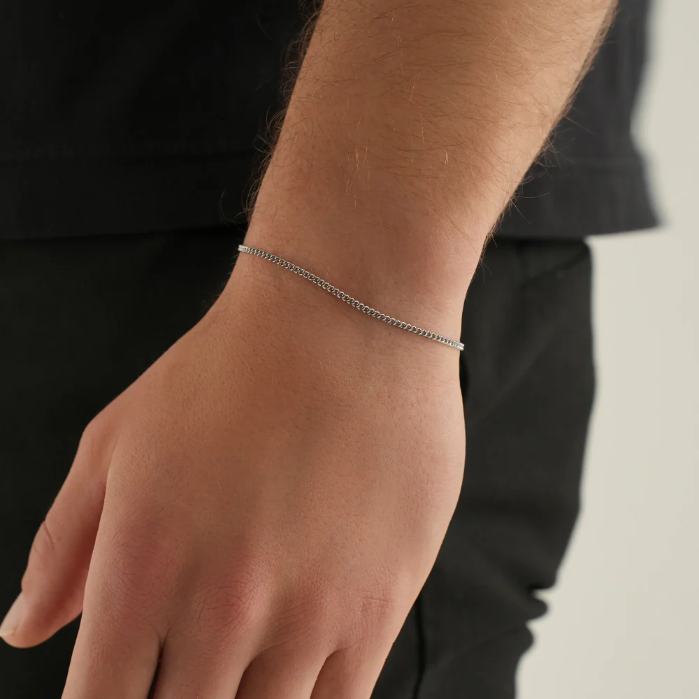 Gold Connell Bracelet (2MM) - Image 6