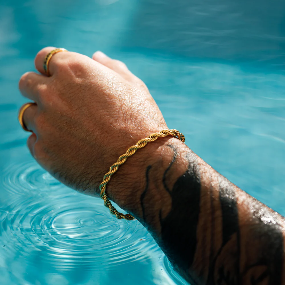 Gold Rope Bracelet (5MM) - Image 3