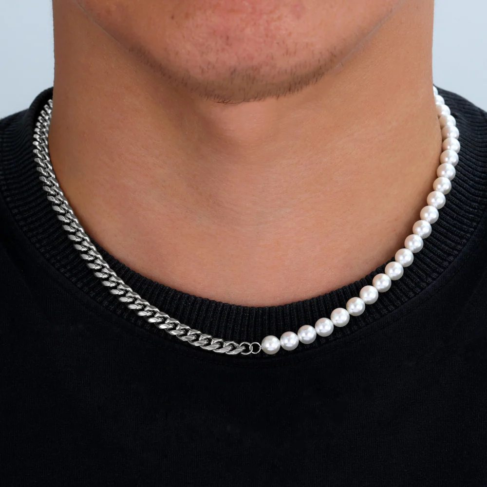 Pearl & Cuban - Silver - Image 3