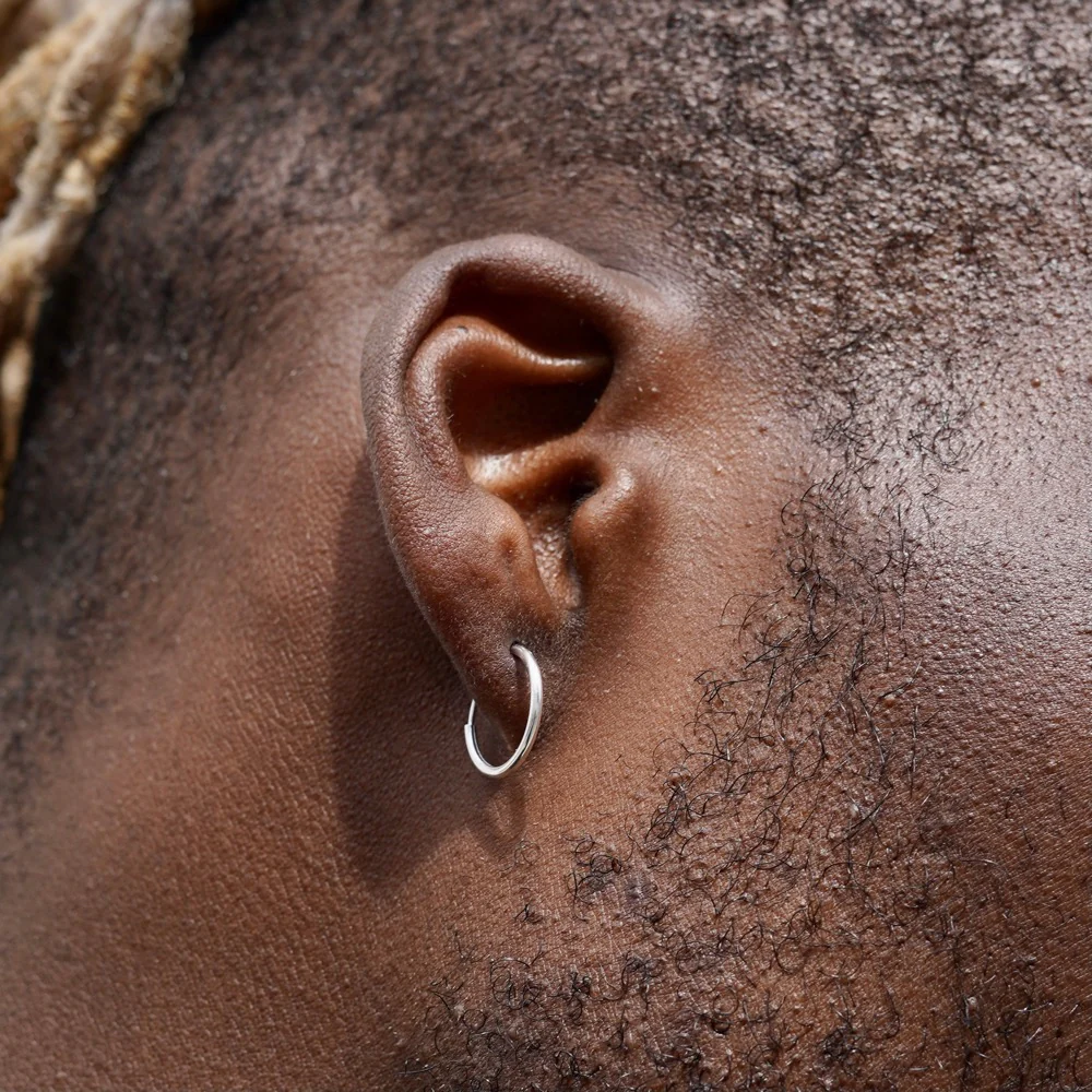 Thin Hoop – Large (Gold) - Image 6