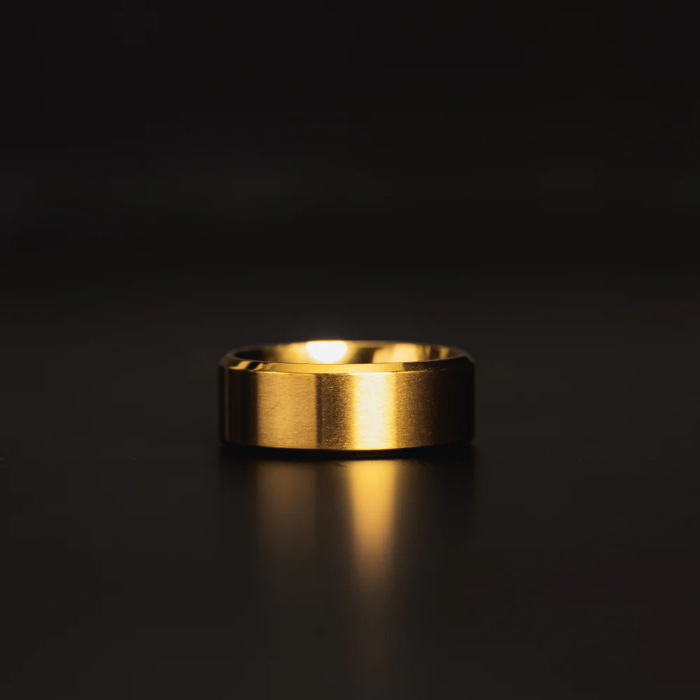 Mens Band Ring - Silver - Image 7