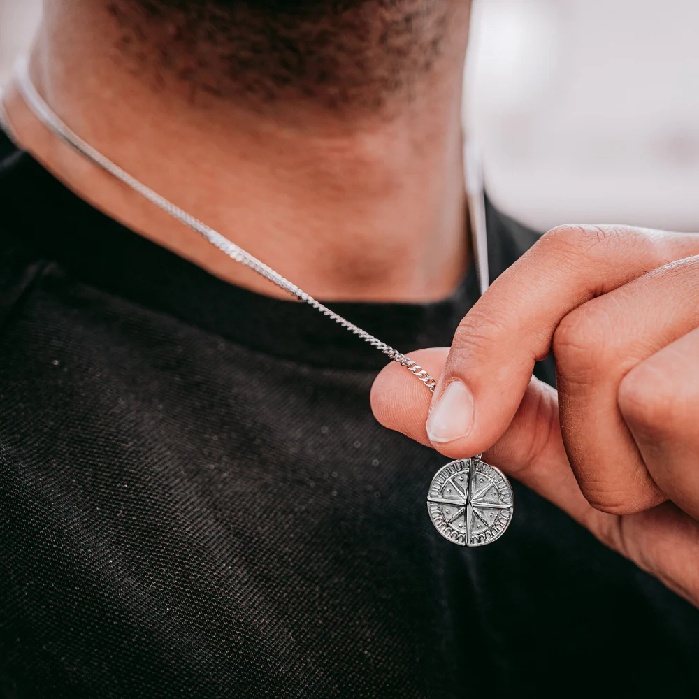 Mini Compass - Silver - Image 3