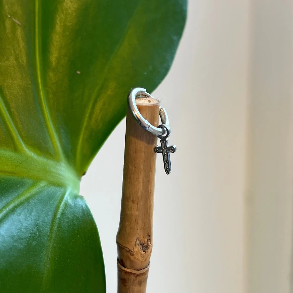 Micro Cross Drop (Gold) - Image 4
