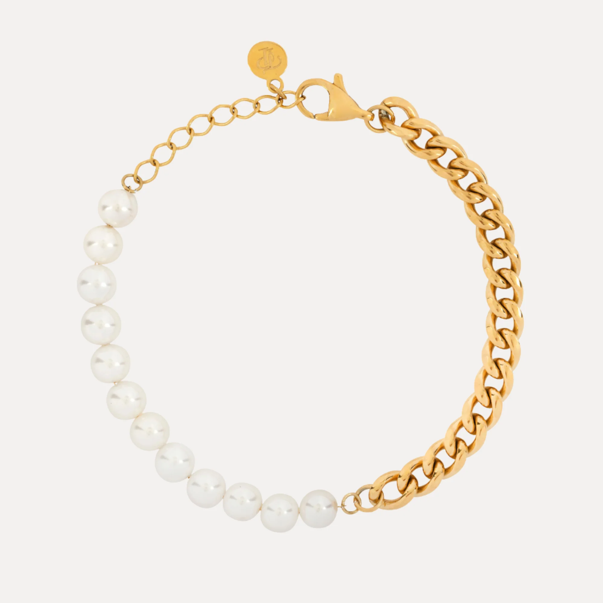 Freshwater Pearl Cuban - Silver - Image 5
