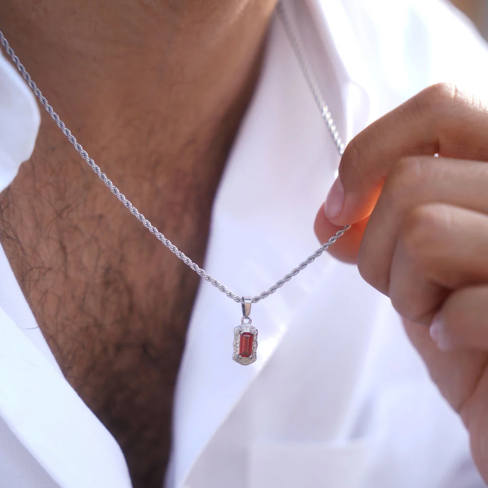 Ruby Pendant - Gold - Image 6