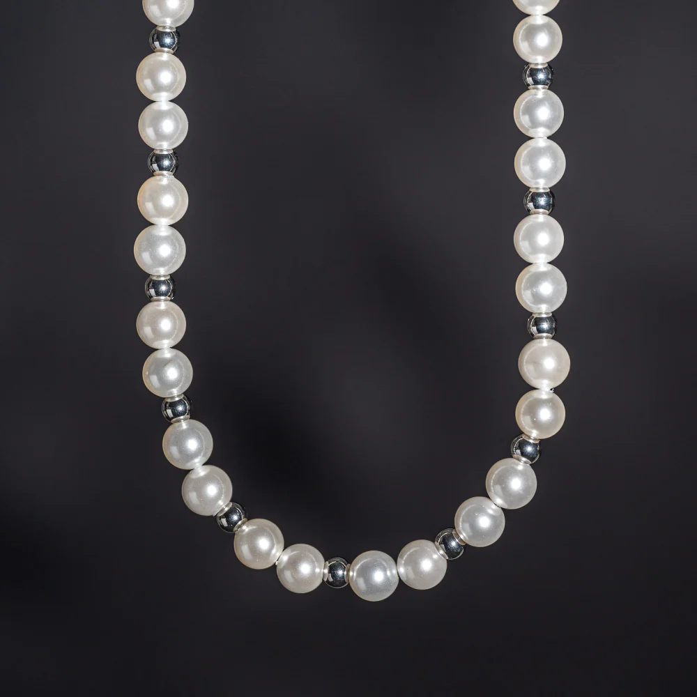 Silver Pearl Chain (6MM) - Image 5