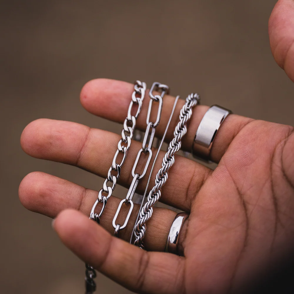 Silver Rope Bracelet (5MM) - Image 5