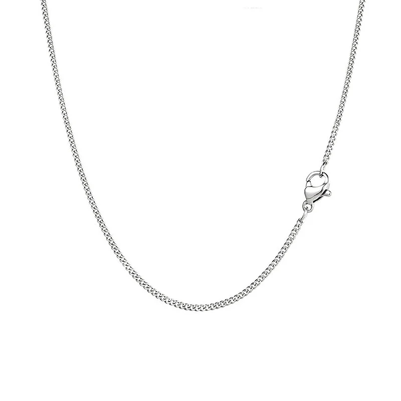 Silver Thin Cuban Chain (1.5MM) - Image 6
