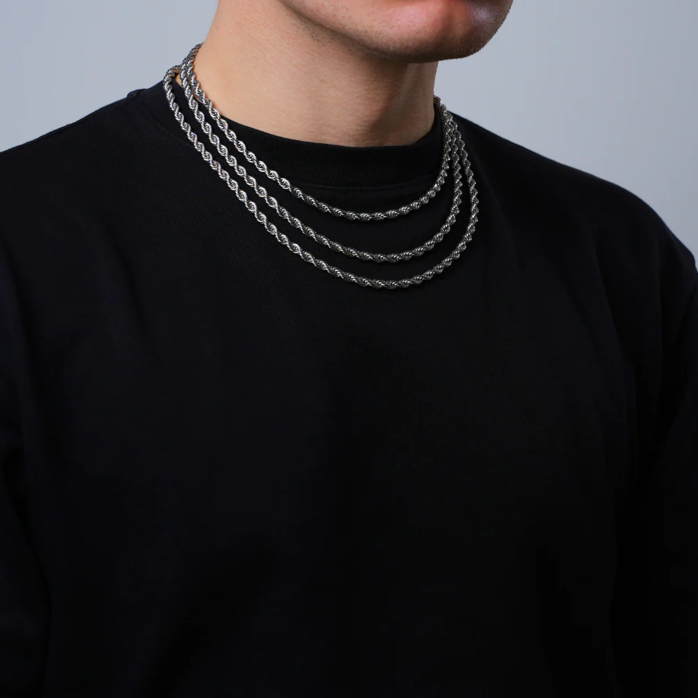 Silver Rope Chain (5MM) - Image 3
