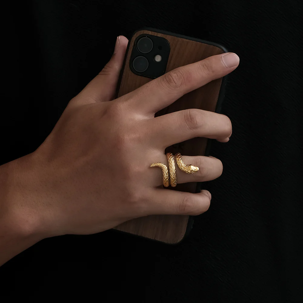 Snake Ring - Silver - Image 7