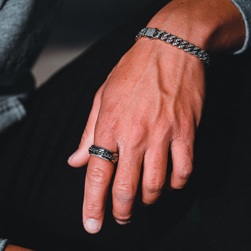 Spinner Band Ring - Silver - Image 5