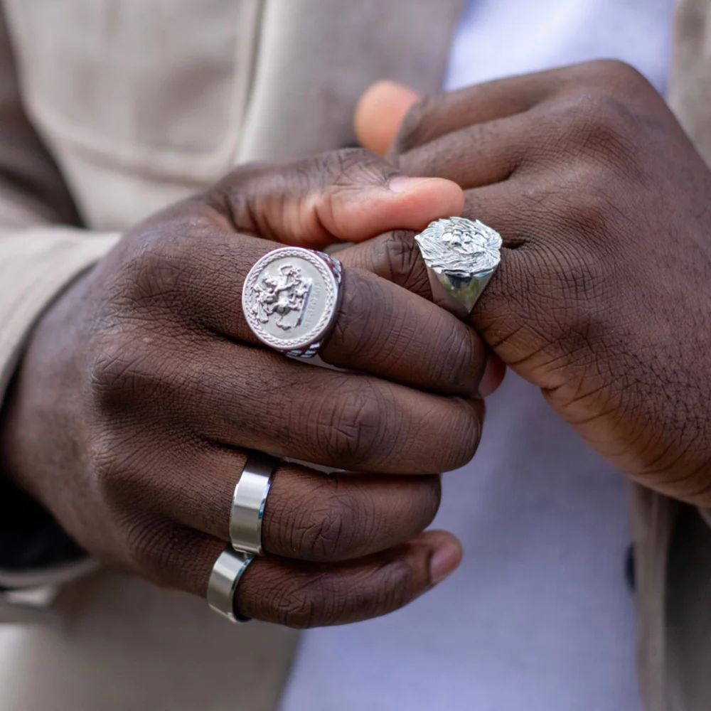 St George Sovereign Ring - Silver - Image 5