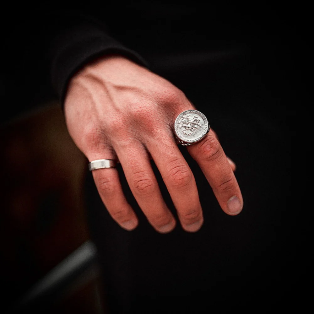St George Sovereign Ring - Silver - Image 6